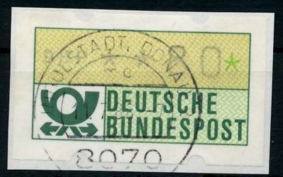BRD ATM 1981 Nr 1-1-080 zentrisch gestempelt Briefstück X974156