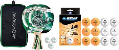Donic-Schildkröt 88495 Tischtennis-Set Top Teams 400, 2 Schläger, 3 Bälle in guter 1