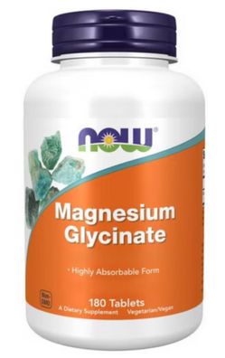 NOW Foods Magnesium Glycinate - 180 Tabletten