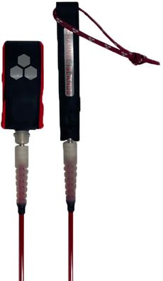 Channel Islands Everyday Hex Cord Comp Leash pinot noir 1/4" 6.5mm