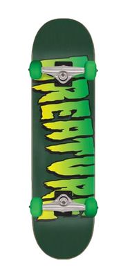 Creature Skateboard Logo Full green 8.0"