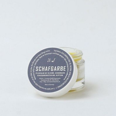 30ml Schafgarbe Salbe - Bio sanfte Hautpflege - Kasimir + Lieselotte