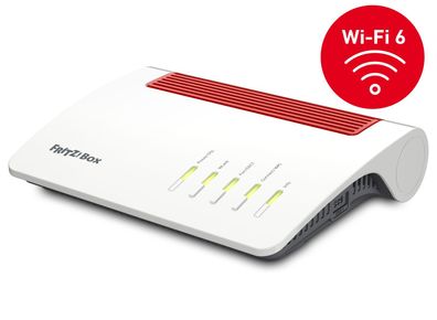 AVM FRITZ!Box 7590 AX - WLAN-System - (Router) - Netz - DSL-Modem 1GbE - Wi-Fi 6 - D