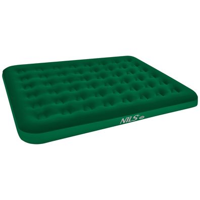 NILS CAMP Campingmatratze 203 × 152 × 22 cm Luftmatratze Doppelbett Grün