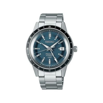 Seiko – SSK009J1 – Automatische GMT-Uhr im Presage-Stil der 60er Jahre