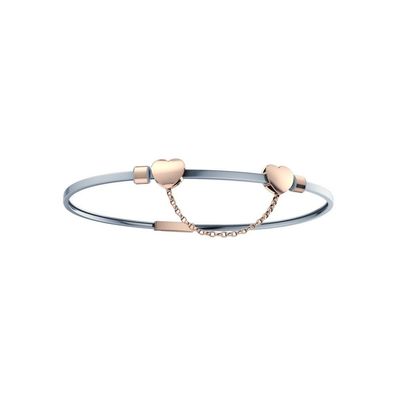 Frau Oro – DCHF4911 – Doppelherz MIT Roségoldkette