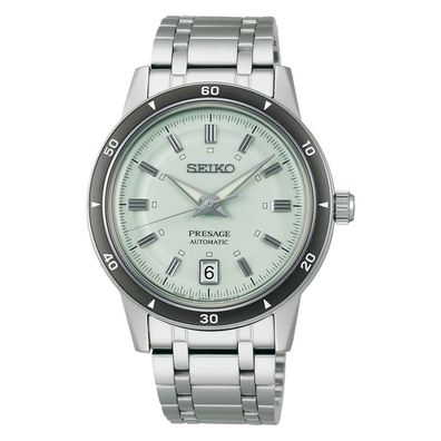 Seiko – SRPL71J1 – Automatische 3-Zeiger-Datumsuhr im Presage-stil im 60er-Jahre-Stil