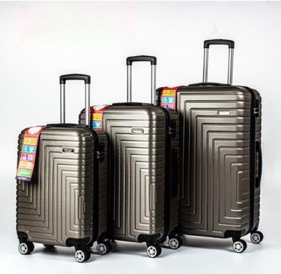3-Teilig ABS Hartschalenkofferset Trolley Koffer Hartschale Reisekoffer