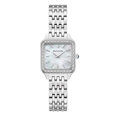 BULOVA – 96R256 – Bulova Frau Sutton Square Steel Watch 96R256