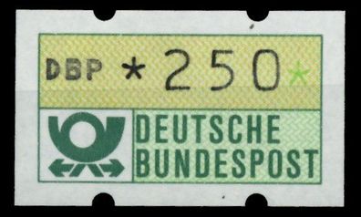 BRD ATM 1981 Nr 1-2-250 postfrisch S2E3172