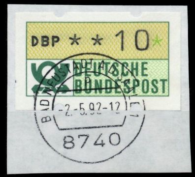 BRD ATM 1981 Nr 1-2-010 gestempelt X756C6E