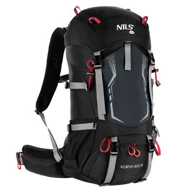 NILS CAMP Northlake Outdoor Rucksack 30L plus 10L für Trekking Reise Camping