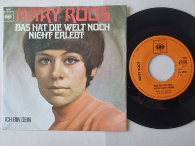 Mary Roos - Das Hat Die Welt Noch Nicht Erlebt 7'' Vinyl Germany