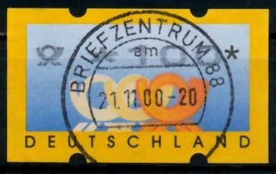 BRD ATM 1999 Nr 3-2-0100 zentrisch gestempelt X96DCDE