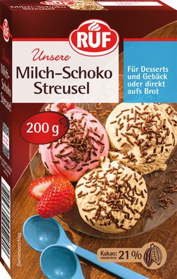 RUF Milch-Schoko-Streusel 200 g