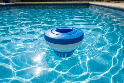 Pool Dosierschwimmer groß Chlor Dosierer bis 250g Tab Chlorspender Chlorschwimmer