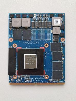 NVIDIA Quadro P3200 4GB Grafikkarte HP Zbook 17 G5 DAXW3UB5CD0 L15627-001