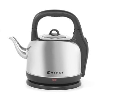 HENDI Wasserkocher 4,2 L 2000 W Edelstahl 360 Grad Basis