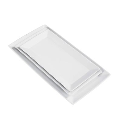 Amazon Basics Porzellan Servierteller Set 3-teilig 32,4 28 25,4 cm