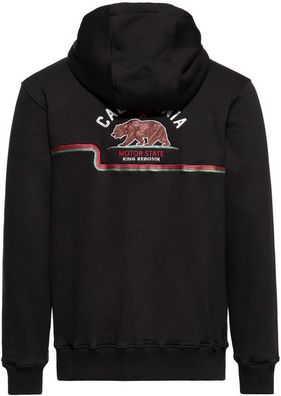 King Kerosin Hoodie with zip "California" KKI44064