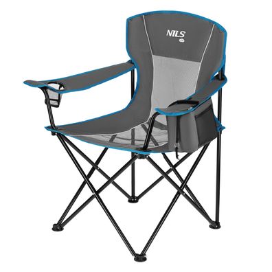 NILS CAMP NC3706 Campingstuhl Klappstuhl mit Becherhalter 120 kg