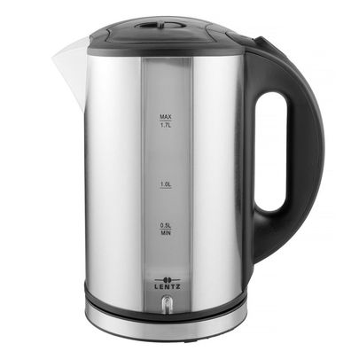 Lentz Edelstahl Wasserkocher mit abnehmbaren Filter, 2200 W, Kapazität: 1,7 L |