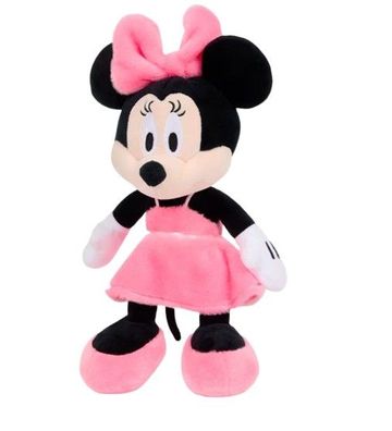 Minnie Maus Disney Kuscheltier Plüschtier Stofftier in Rosa Kleid 30 cm