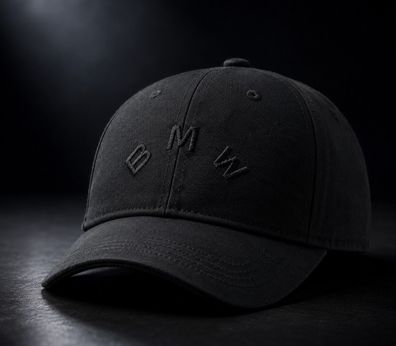 BMW Cap Basecap Kappe Mütze Schirmmütze Baseballcap Schwarz