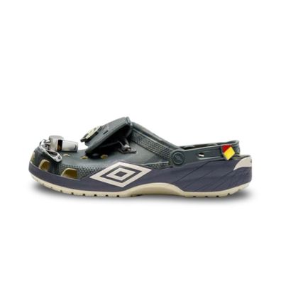 Umbro x Crocs Classic Clogs Bone & Slate Grey - 45-46