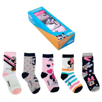 Disney Minnie Mouse 5er Pack Kindersocken Sortiment