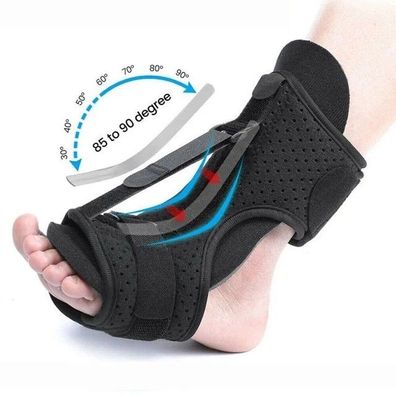 Fußbandage Plantarfasziitis Sprunggelenk Nachtschiene Fußheberorthese Verstellba