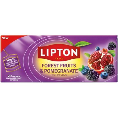 Lipton Forest Fruits & Pomegranate 20 Teebeutel