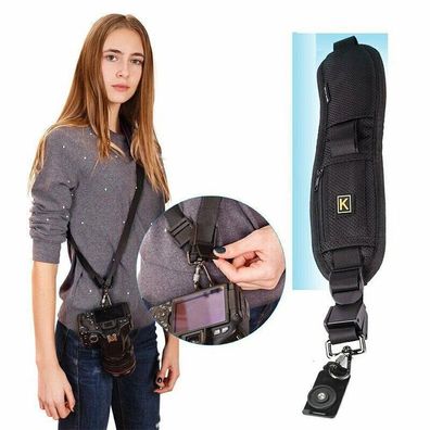 Profi Kameragurt Kamera Tragegurt Universal Schultergurt für Canon Sony DSLR SLR