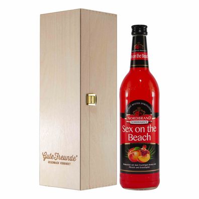Norbrand Sex on the Beach Likör mit Geschenk-Holzkiste