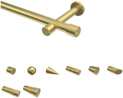 Gardinenstangen Messing-Optik 20 mm Ø Interdeco Prestige (OR)