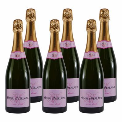 Henri de Verlaine Champagne Brut Rosé (6 x 0,75L)