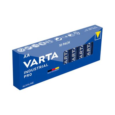 1 x 10er Box Varta Industrial Pro 4006 AA Mignon LR6 Alkaline 1,5V Batterie