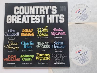 Country's Greatest Hits 2x LP/Dolly Parton - Jolene/John Denver - Country Roads