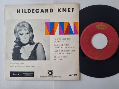Hildegard Knef - Er War Nie Ein Kavalier 7'' Vinyl EP Germany CLUB Edition