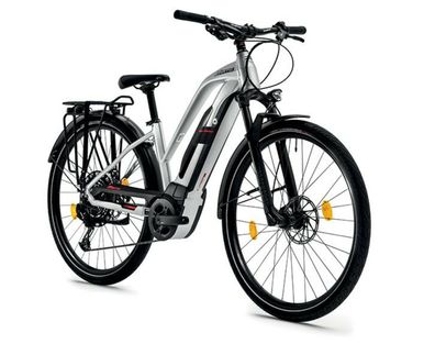SEVEN DAYS LIVING EASY B E-City Bike in Silver