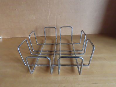 Serviettenhalter silberfarben Quadratisch ca.19x19cm