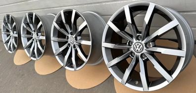 4x Original VW Passat 3G B8 18 Zoll Alufelgen Monterrey 3G0601025Q 8,0JX18 ET44 NEU