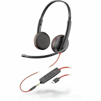 Poly Blackwire 3225 Stereo USB-C + USB-A + 3,5mm