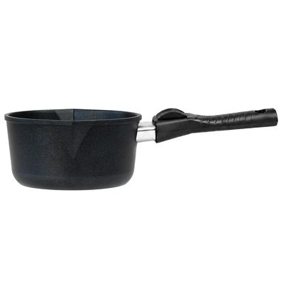 BAF Aluguss Stieltopf 18 cm Induktion Griff abnehmbar Antihaft Soßentopf Ausguss