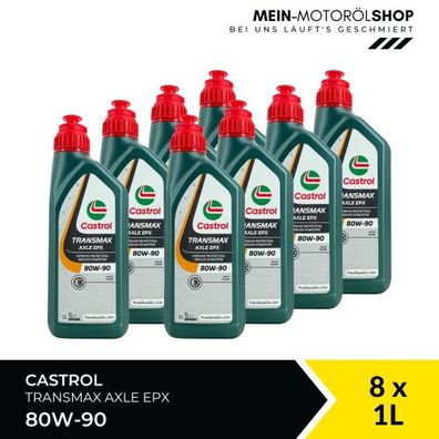 Castrol Transmax Axle EPX 80W-90 8x1 Liter