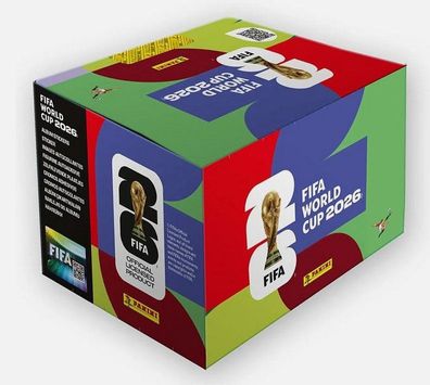 Fussball WM 26 Panini Box mit 100 Tüten FIFA World Cup 2026 Stickerkollektion