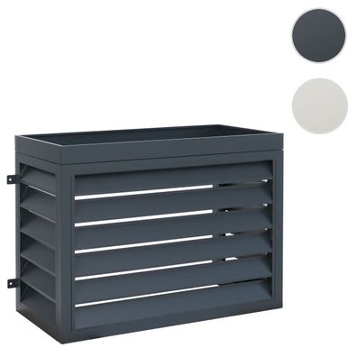 Verkleidung für Klimaanlage/Wärmetauscher HWC-O43 mit Pflanzkasten Metall 77x104x50cm