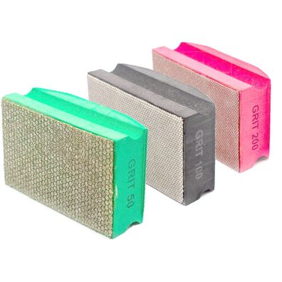 Diamant-Handpolierpad Set #50/#100/#200 ? Fliesenkanten schleifen