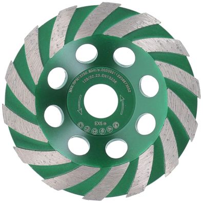 Diamantschleiftopf Beton 125mm ST35 für universellen Einsatz