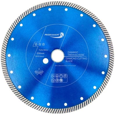 Diamant-Trennscheibe Beton Turbo 250mm x 30/25,4mm